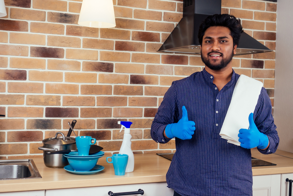 Kitchen cleaning